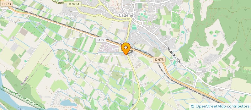 localisation de l'entreprise MADAME MELANIE DARTOIS  CADENET