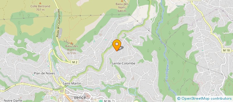 localisation de l'entreprise MADAME MELANIE DASSEVILLE  VENCE