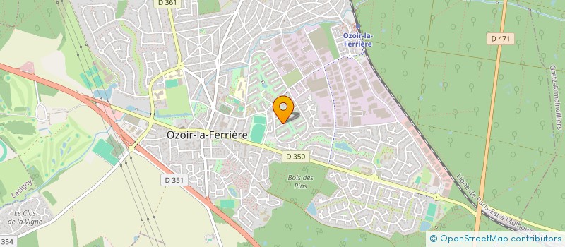 localisation de l'entreprise MADAME MELANIE DAUPHIN  OZOIR-LA-FERRIERE