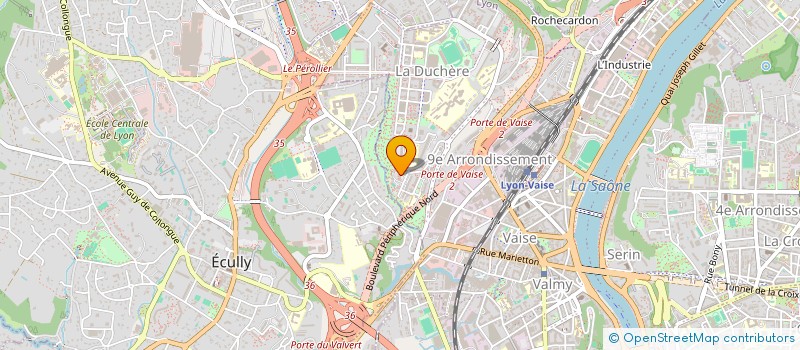 localisation de l'entreprise MADAME MELANIE DE AZEVEDO BRUN  LYON