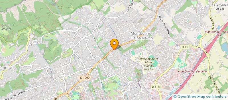 localisation de l'entreprise MADAME MELANIE DE CEGLIE  MEYLAN