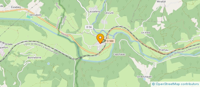 localisation de l'entreprise MADAME MELANIE DE LEUS  BANASSAC-CANILHAC