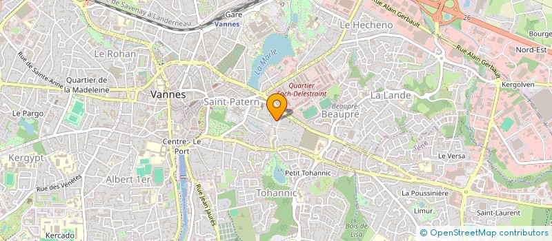 localisation de l'entreprise MADAME MELANIE DE LONGUEVILLE à VANNES