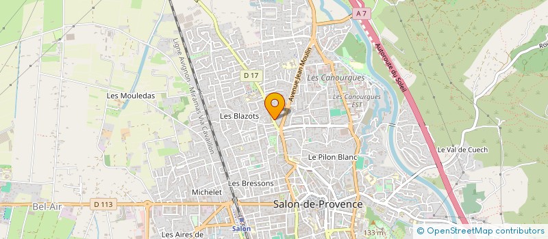 localisation de l'entreprise MADAME MELANIE DE OLIVEIRA  SALON-DE-PROVENCE