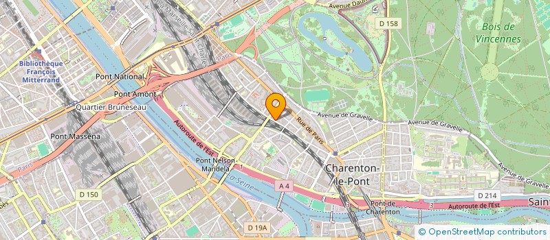 localisation de l'entreprise MADAME MELANIE DE SOUSA à CHARENTON-LE-PONT