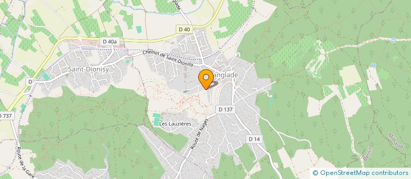 localisation de l'entreprise MADAME MELANIE DEAGE  LANGLADE