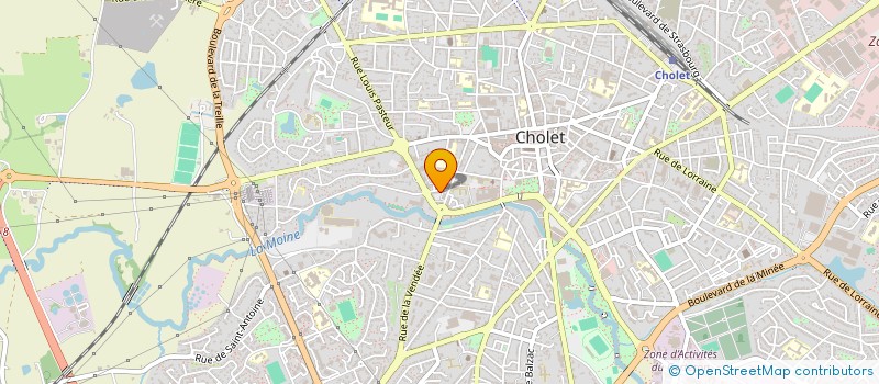 localisation de l'entreprise MADAME MELANIE DEBLED à CHOLET