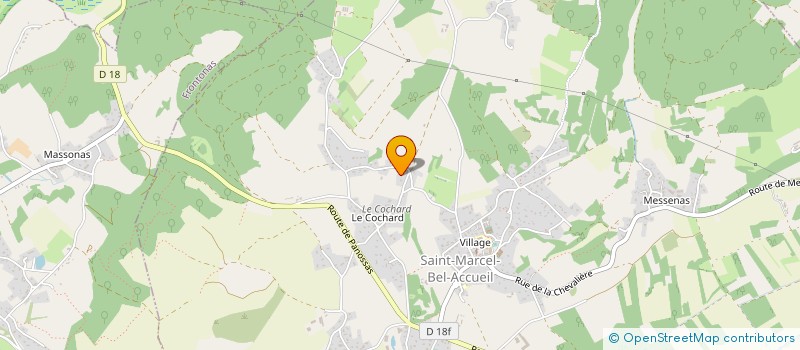 localisation de l'entreprise MADAME MELANIE DEBRANDT  SAINT-MARCEL-BEL-ACCUEIL