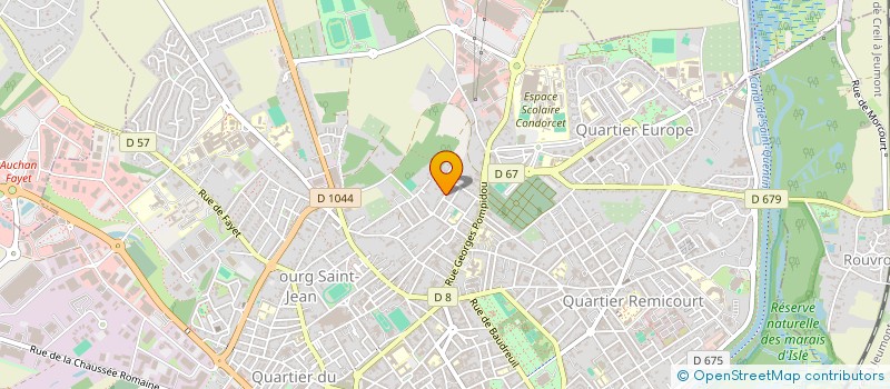 localisation de l'entreprise MADAME MELANIE DECAMPS à SAINT-QUENTIN