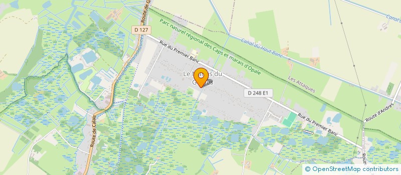 localisation de l'entreprise MADAME MELANIE DECLEMY  GUINES