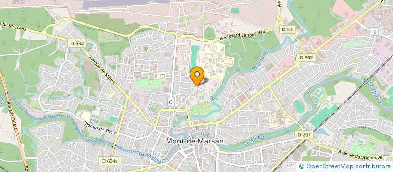 localisation de l'entreprise MADAME MELANIE DEDEYAN  MONT-DE-MARSAN