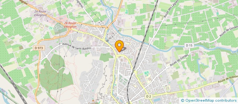 localisation de l'entreprise MADAME MELANIE DEFONDAUMIERE  CAVAILLON