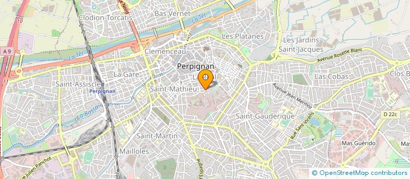 localisation de l'entreprise MADAME MELANIE DEFOORT à PERPIGNAN