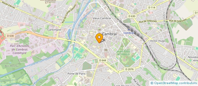 localisation de l'entreprise MADAME MELANIE DEL RIO  CAMBRAI