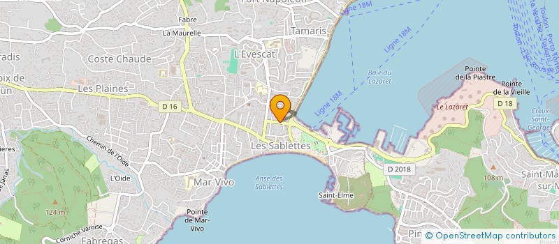 localisation de l'entreprise MADAME MELANIE DELABROY à LA SEYNE-SUR-MER