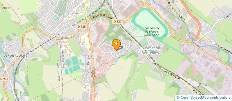 localisation de l'entreprise MADAME MELANIE DELAMARE  DIEPPE