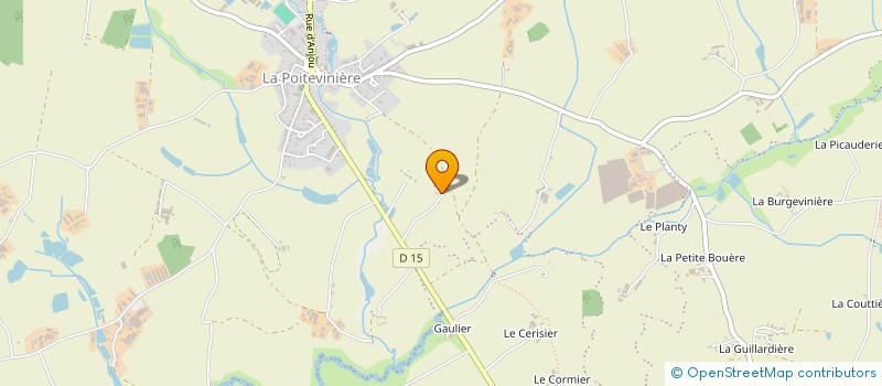 localisation de l'entreprise MADAME MELANIE DELAUNAY  BEAUPREAU-EN-MAUGES