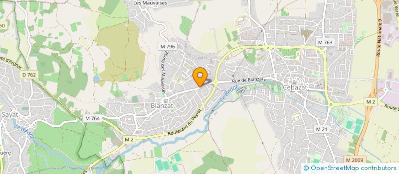 localisation de l'entreprise MADAME MELANIE DELCROIX  BLANZAT