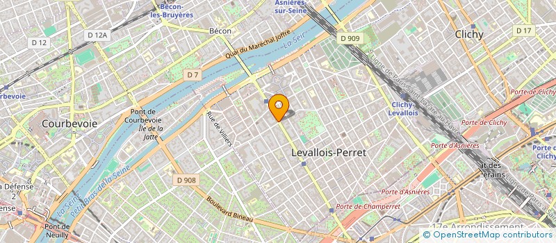 localisation de l'entreprise MADAME MELANIE DELIRY à LEVALLOIS-PERRET