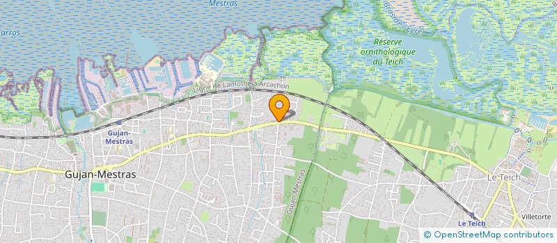 localisation de l'entreprise MADAME MELANIE DELPECH  GUJAN-MESTRAS