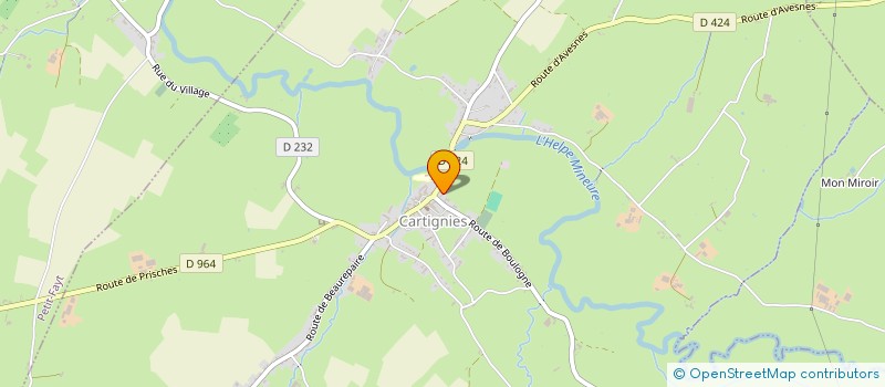 localisation de l'entreprise MADAME MELANIE DELVA  CARTIGNIES