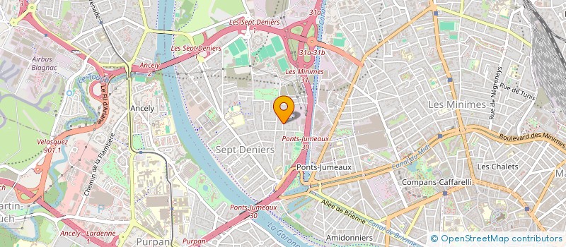 localisation de l'entreprise MADAME MELANIE DENERIER  TOULOUSE