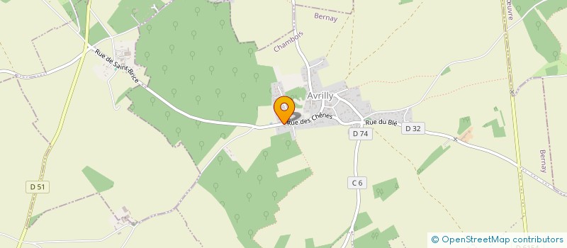 localisation de l'entreprise MADAME MELANIE DEPOILLY  CHAMBOIS