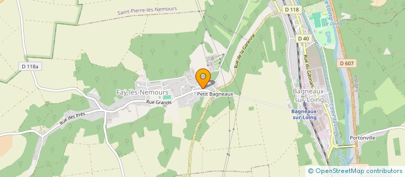 localisation de l'entreprise MADAME MELANIE DEPRESLES  FAY-LES-NEMOURS