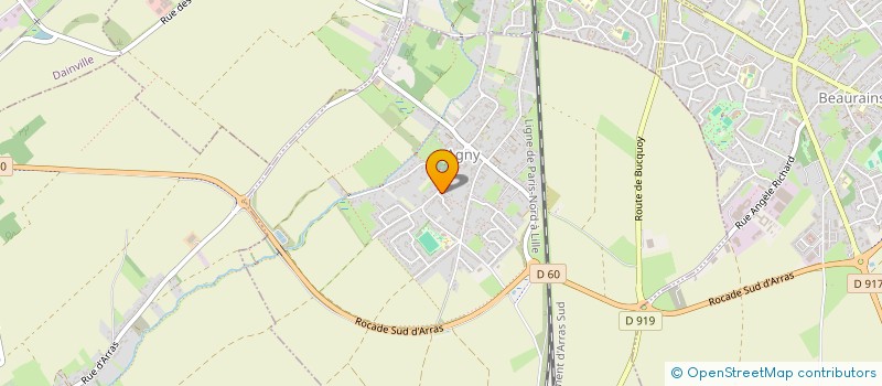 localisation de l'entreprise MADAME MELANIE DEREMARQUE  AGNY