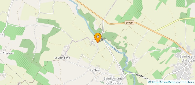 localisation de l'entreprise MADAME MELANIE DERET TOUZEAU à SAINT-AMANT-DE-NOUERE