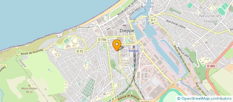 localisation de l'entreprise MADAME MELANIE DERNY  DIEPPE