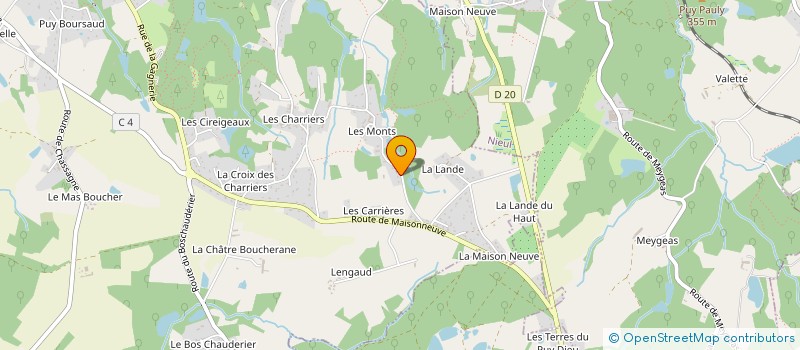 localisation de l'entreprise MADAME MELANIE DESBORDES  SAINT-GENCE