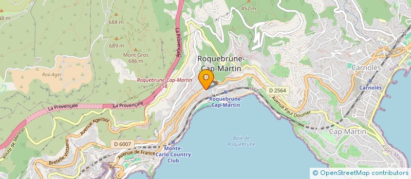 localisation de l'entreprise MADAME MELANIE DESCHAMPS à ROQUEBRUNE-CAP-MARTIN