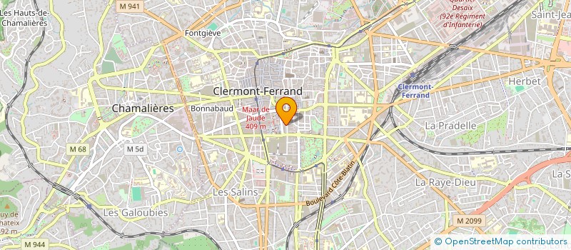 localisation de l'entreprise MADAME MELANIE DESGEORGES  CLERMONT-FERRAND