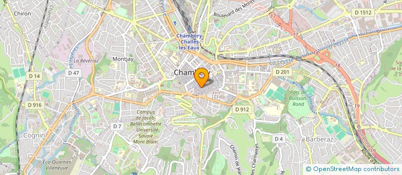 localisation de l'entreprise MADAME MELANIE DESPLANCHES à CHAMBERY