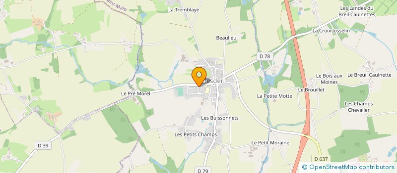 localisation de l'entreprise MADAME MELANIE DESROCHES  PLESDER