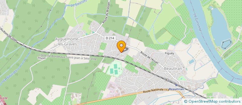 localisation de l'entreprise MADAME MELANIE DETOLLENAERE  BEAUTIRAN