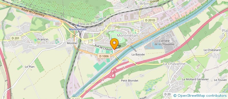 localisation de l'entreprise MADAME MELANIE DETRAIT  MONTMELIAN