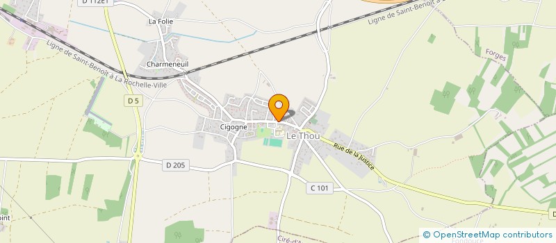 localisation de l'entreprise MADAME MELANIE DEVIGNE  CIRE-D'AUNIS