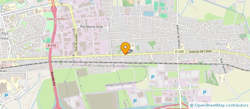 localisation de l'entreprise MADAME MELANIE DEVOS  SAINTE-MARIE-KERQUE