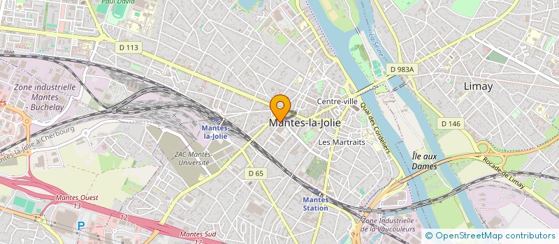 localisation de l'entreprise MADAME MELANIE DHOQUOIS  MANTES-LA-JOLIE