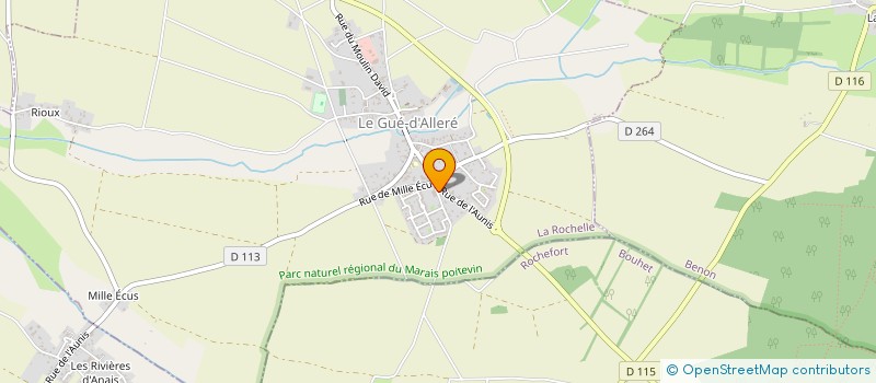 localisation de l'entreprise MADAME MELANIE DI FATTA à LE GUE D'ALLERE