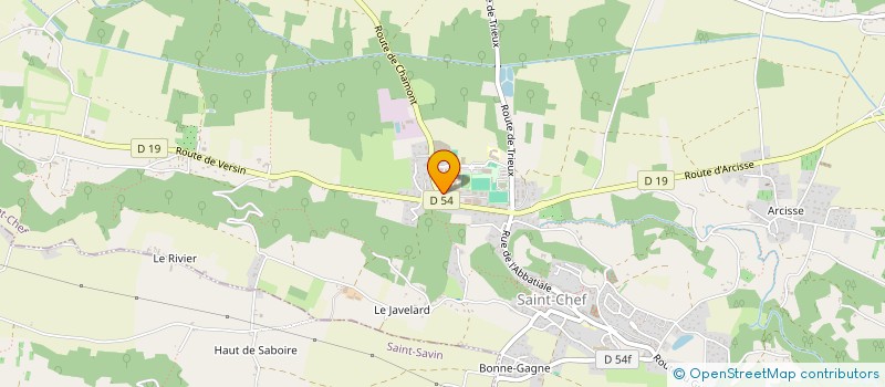 localisation de l'entreprise MADAME MELANIE DI FOLCO  SAINT-CHEF