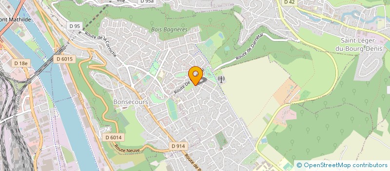 localisation de l'entreprise MADAME MELANIE DI ROLLO  BONSECOURS