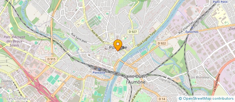 localisation de l'entreprise MADAME MELANIE DIAS  PONTOISE