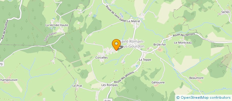 localisation de l'entreprise MADAME MELANIE DIBETTA à SAINT-ROMAIN-SOUS-GOURDON