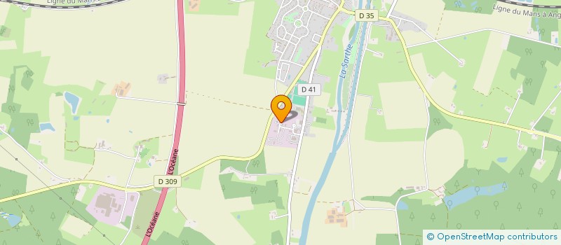 localisation de l'entreprise MADAME MELANIE DIEUZY  NOYEN-SUR-SARTHE