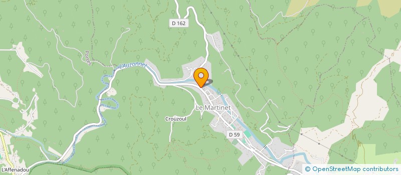 localisation de l'entreprise MADAME MELANIE DIMOU  LE MARTINET