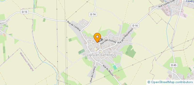 localisation de l'entreprise MADAME MELANIE DISDIER  LIGNY-EN-CAMBRESIS