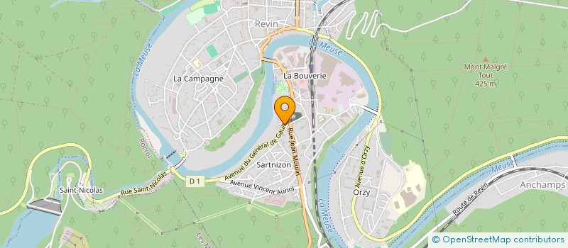 localisation de l'entreprise MADAME MELANIE DIVERRES  REVIN